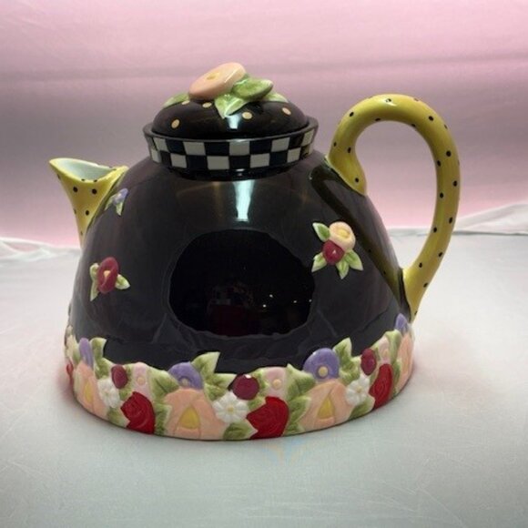 Mary Engelbreit Tabletop Teapot (1996), Item #77020 UPC: 720532770201 - Picture 1 of 2
